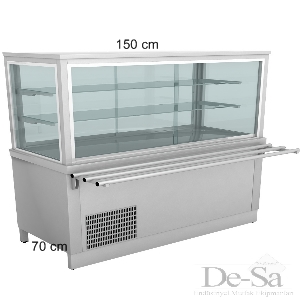 PASTA TEŞHİR DOLABI 150X70